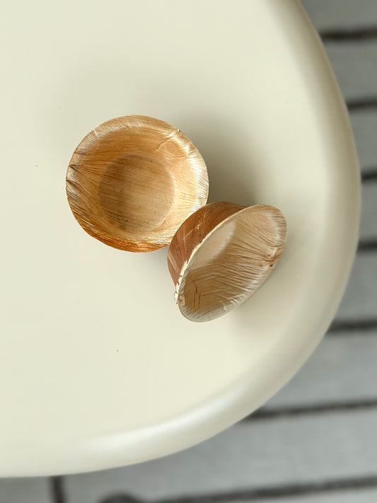 Mini Palm Bowls (Pack of 2)